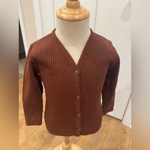 Jamie Kay Cinnamon Ribbed Cardigan